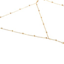 Rhinestones Tassel Body Chain Sexy Beach Gold Silver Color Wedding Accessories Bra Cross Body Chain Jewellery for Women