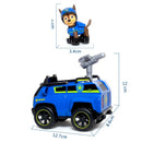 汪汪队立大功救援犬幼犬套装玩具车 狗狗巡逻队玩具 可动人偶模型 毛毛 阿奇 小砾 载具车 儿童礼物