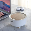 Japanese-style mini desktop trash can simple press trash storage bin student dormitory bedside table round trash can