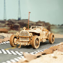 Robotime若客木质机械火车3D拼图小车玩具组装机车模型儿童生日礼物