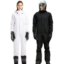 新款连体滑雪服 滑雪板防水外套 高品质高山滑雪 男女士滑雪夹克+裤子 户外滑雪套装