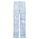 IAMSURE Zebra Print Trousers Women Streetwear Cool Mid-Waisted Autumn Spring Wide Leg Pants  Korean Casual Korean Style Fashion