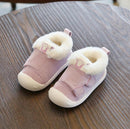 Infant Toddler Boots Winter Warm Plush Baby Girls Boys Snow Boots Outdoor Comfortable Soft Bottom Non-Slip Child Kids Shoes