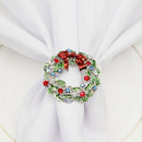 New style western restaurant silver garland metal napkin ring napkin buckle napkin ring