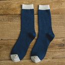 2021 Autumn Winter New High Quality Organic Cotton Harajuku Happy Men Socks Compression Sock Men's Business Dress Long Sock Gift
