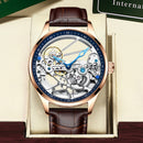 Genuine AILANG Men's Sports Watch Hollow Machinery Top Brand Men's Leather Watch Trend Luminous Waterproof 2020 New