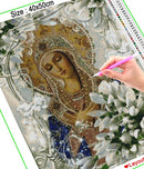 HOMFUN Full Square/Round Drill 5D DIY Diamond Painting "Religious figure" 3D Embroidery Cross Stitch 5D Home Decor A30044