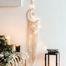 Eid Mubarak Moon Star Macrame Tapestry Ramadan Decoration Wall Boho Decor Macrame Wall Hanging Farmhouse Dorm Room Decor Gift