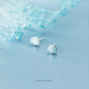 MODIAN Blue Enamel Lovely Tiny Shell Stud Earring for Women Fashion 925 Sterling Silver Animal Ear Pin Fine Jewelry Accessoriees