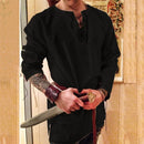 Halloween Knight Cosplay Medieval Renaissance Costume Robe Viking Men Long Sleeve Tops Costume Medieval Clothing Plus XXXXXl