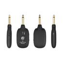 UHF Guitar Wireless System Transmitter Receiver Built-in Rechargeable Lithium Battery Max. 50M Transmission Range for Guitar