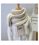 DRESSUUP 品牌女士冬季围巾保暖纯色手工长款围巾 Bufandas Mujer Foulard Femme Hijab