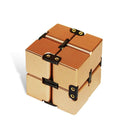 Aluminum Alloy Infinity Cube Fidget Cube Toy for Children Fidget Finger Anti Stress Killing Time Fidget Toys Infinite Cube