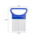 Multi-purpose Onion Cutter Stainless Steel Plastic Vegetable Slicer Tomato Cutter Metal Meat Needle Kitchen Accessories Gadgets