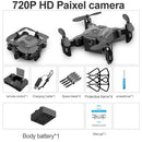 全新迷你无人机 V2 1080P 高清摄像头 WiFi FPV 气压定高 可折叠四轴飞行器 遥控无人机 儿童玩具礼物