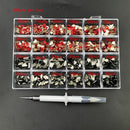 21 Grids Crystals Diamonds Nail Rhinestones Set 3100pcs FlatBack Rhinestones Kit Sparkling Nail Art With 1 Pen For Decorations