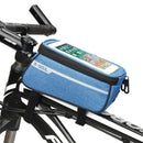 Waterproof Bicycle Pack Nylon Bike Cyling Cell Mobile Phone Bag Case 5.5'' 6'' Bicycle Panniers Frame Front Tube Bag Accessories