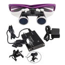 Dental Loupes Dental Magnifier Dental Lab Medical Loupes Magnification Binocular 2.5/3.5x Headlight Headlamp 3W/5W Seperately