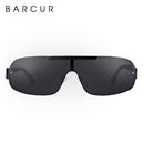 BARCUR Aluminum Magnesium Sunglasses Men Polarized Sun glasses for Men Pilot Sport Eyewear UV400