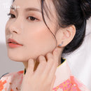 Thaya 100% S925纯银耳坠浅紫色流苏高品质女士耳环国风系列精品首饰