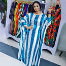 Abaya Dubai Maxi Bazin African Design Loose Dress Robe Gowns Muslim Lady Party European Clothes American Clothing