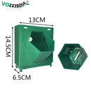 Creative Decorative Hanging Pots Hydroponic Wooden Flower Box Photo Frame Flower Pot Holder Vertical Garden Wall Plastic Planter