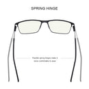 MERRYS DESIGN Men Anti Blue Ray Light Blocking Glasses UV400 Glasses For Computer Titanium Alloy Glasses S2170FLG