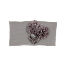 Nishine Soft Stretch Satin Rose Flower Baby Headband Newborn Knot Wide Nylon Headwraps Turban Girls Headwear Kids Photo Props