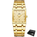 Top Relogio Feminino Luxo Golden Bracelet Watches Women Fashion Square Quartz Watch Ladies Diamond Watch Female Top Brand Luxury
