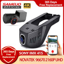 Sameuo U680Pro 行车记录仪 4K 后视汽车行车记录仪 双向 2160P 视频录像机 倒车Dvr WIFI 24小时停车监控