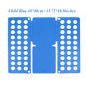 Adult Kid Clothes Folder Plastic Clothing Folding Board T Shirts Folder Easy and Fast Closet Organizer Mom Quick Clothes Holder
