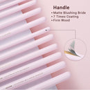 Jessup Makeup Brushes Set 15pcs Eye Make up Brush Eyeshadow Eyebrow Liner Blending Concealer Cosmetic Tool Kits Goat Hair