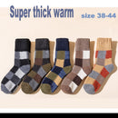 5Pairs/Lot Winter Thicken Wool Socks Men&