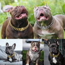 304 Stainless Steel Dog Chain Collar And Leash Super Strong Dog Metal Collar Choke Silver Gold Pet Lead Rope For Party Show