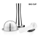 ICafilasSVIP Stianless Steel Reusable Vertuoline Capsule  For Nespresso Vertuo Coffee Filter Espresso For Vertuo Plus