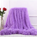 Soft Warm Bedding Throw Blanket Plush Fluffy Faux Fur for Bed Cover Sheet Throw Home Decoration Comfortable Blanket