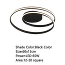 Modern Ceiling Lights For Living Room Bedroom Study Room dinning room White /black/gold color surface mounted Ceiling Lamp