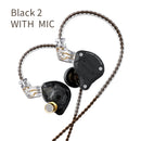 KZ ZS10 Pro 金色耳机 4BA+1DD 圈铁混合 10 单元 HIFI 重低音入耳式监听耳机 降噪金属耳机