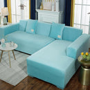 2022 Velvet L Shaped Sofa Cover For Living Room Elastic Furniture Couch Slipcover Chaise Longue Corner Sofa Covers Stretchable