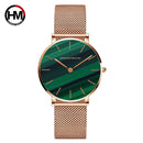 Women Watches New Flash Stars Stainless Steel Rose Gold Mesh Unique Simple Casual Quartz Waterproof Wristwatches Clock Hot Sale