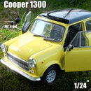 welly 1:24  Mini Cooper 1300 car alloy car model simulation car decoration collection gift toy Die casting model boy