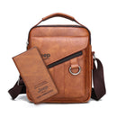 JEEP BULUO Shoulder Bag  Messenger Tote Bag Travel Luxury Brand New  Men BAGS Crossbody  For Male Split Leather Fashion Business