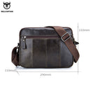 BULLCAPTAIN new 2020 leather shoulder bags men's diagonal bages is a business briefcase large capacity casual handbag's