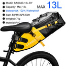 NEWBOLER Bike Bag Waterproof 13L Large Capacity Bicycle Saddle Bag Cycling Foldable Tail Rear Bag MTB Road Trunk Bikepacking