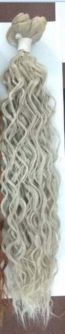 Lydia For Women Synthetic Curly Weave 3 Packs/Lot 18"-22" Nature Color Graysilver Wave Hair Bundles Jerry Curl Hair Extensions