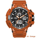 SMAEL Sport Watch Men Big Dial LED Digital Quartz Wrist Watches Men&