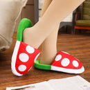 Anime Cartoon Toys Slippers Set Cute Flowers Plush Indoor Slippers For Adults Women Men Winter Home Slippers