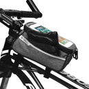 Waterproof Bicycle Pack Nylon Bike Cyling Cell Mobile Phone Bag Case 5.5'' 6'' Bicycle Panniers Frame Front Tube Bag Accessories
