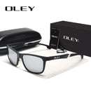 OLEY 铝镁男士太阳镜偏光镀膜反光太阳镜 oculos 男士眼镜配件 Y7144
