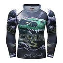 MMA T shirt Mens Rashguard Jiu Jitsu Bjj T shirt Long Sleeve Fitness Muay Thai Boxing Sport Sweater Mma Rashguard Boxing Jersey